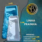 Piscina de Fibra Linha Prainha