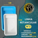 Piscina de Fibra Linha Retangular nº 02