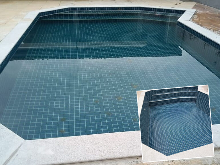 Piscina de alvenaria